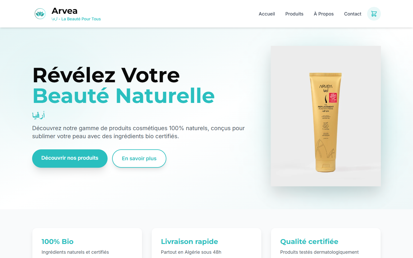 Homepage hero