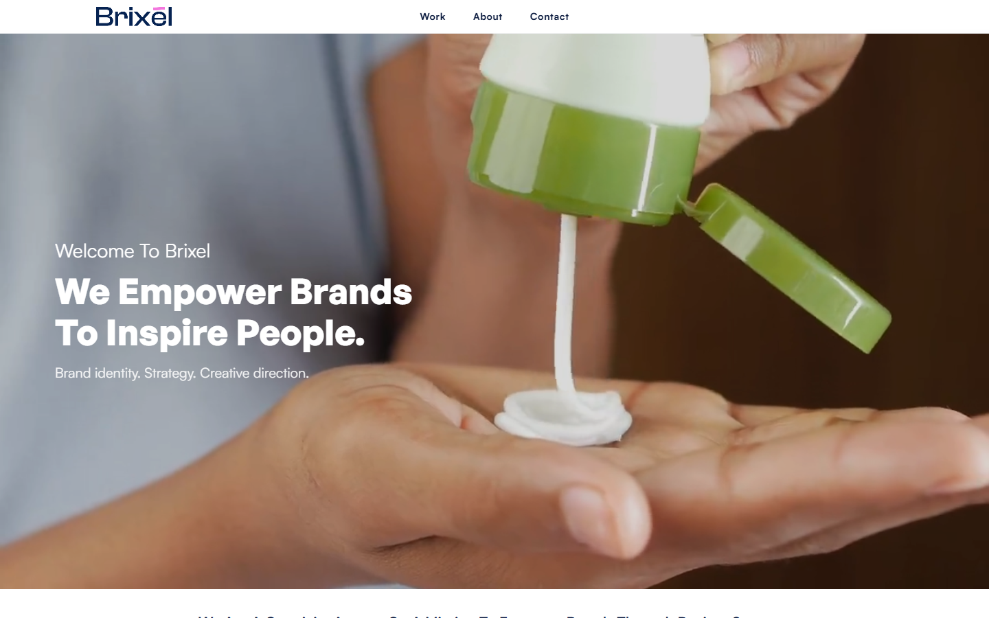 Homepage hero