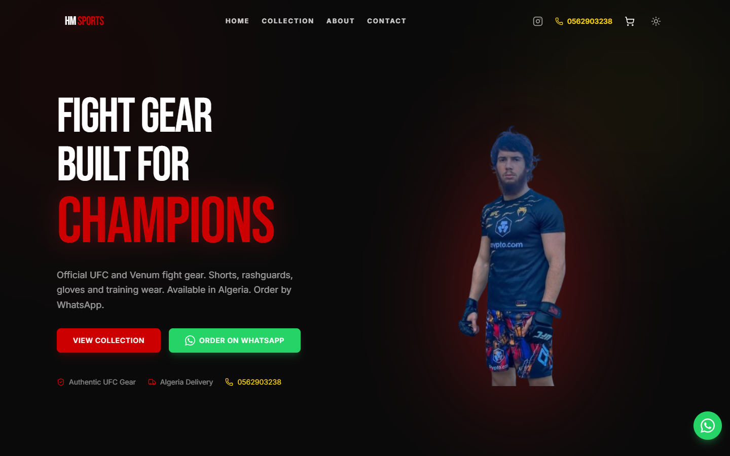 Homepage hero