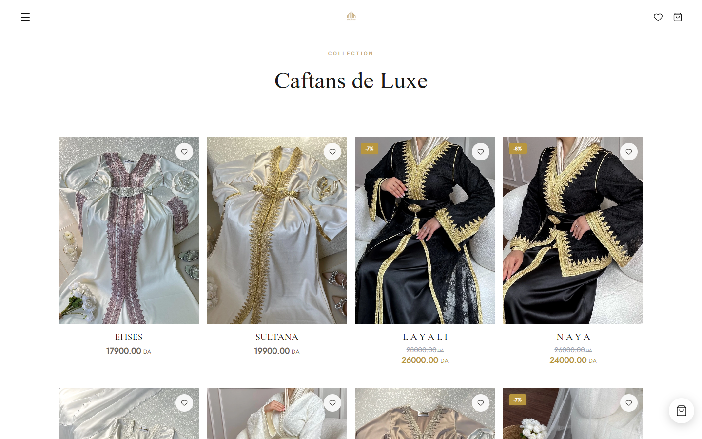 Caftans collection